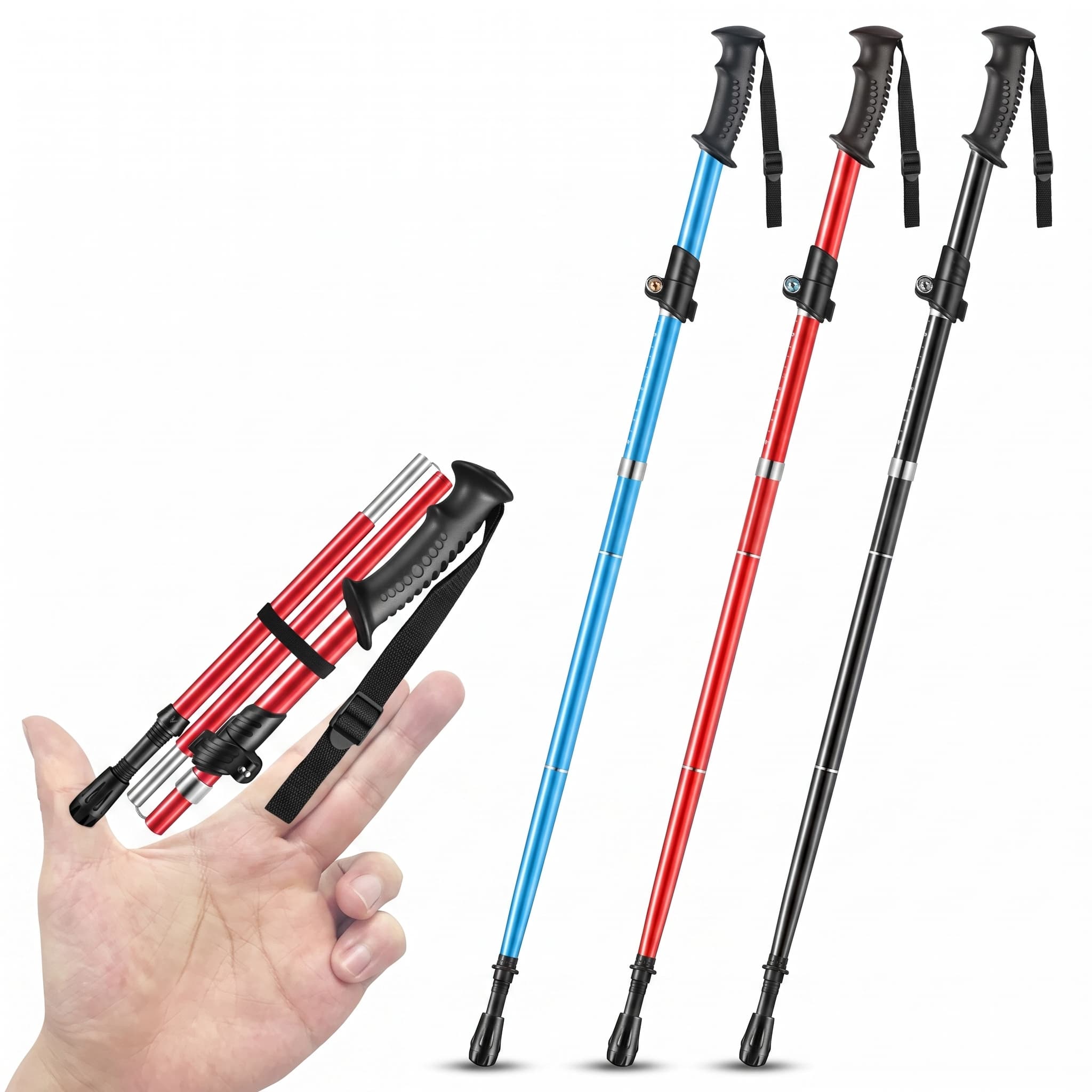 Ultralight Folding Trekking Poles